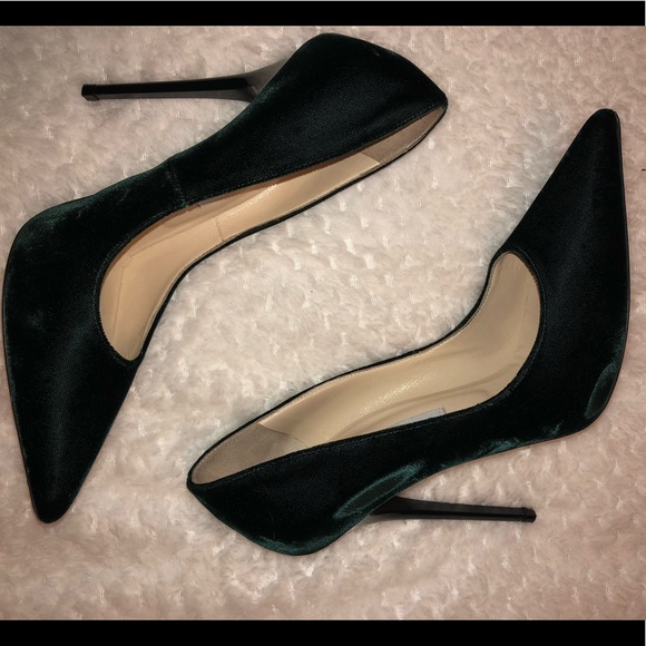 Dark green Jimmy Choo stilettos - Picture 1 of 6
